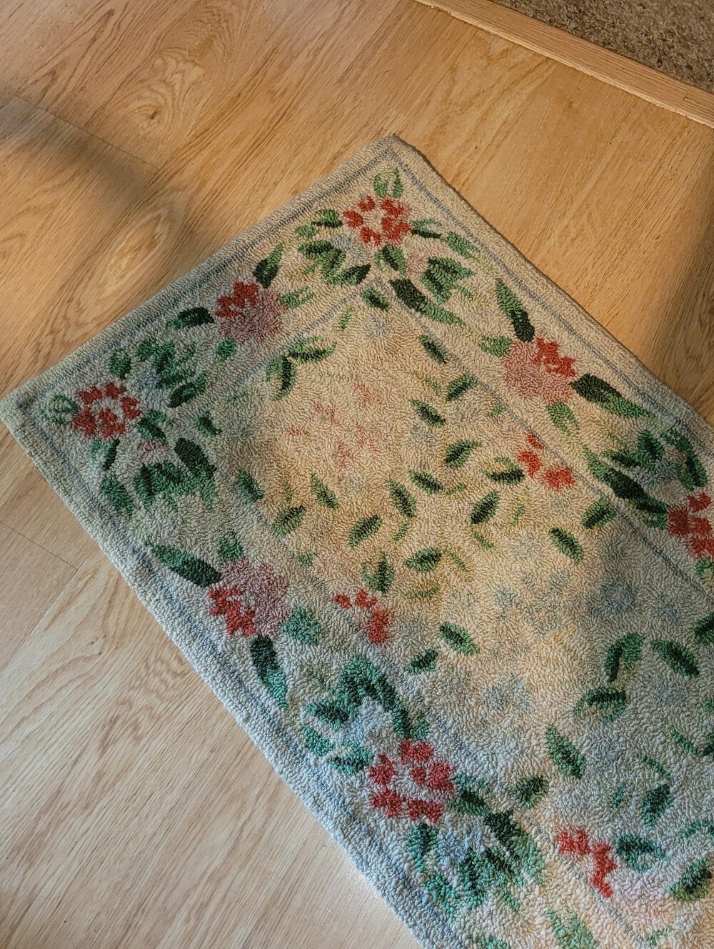 Vintage Handmade Rug - Picture 3 of 11